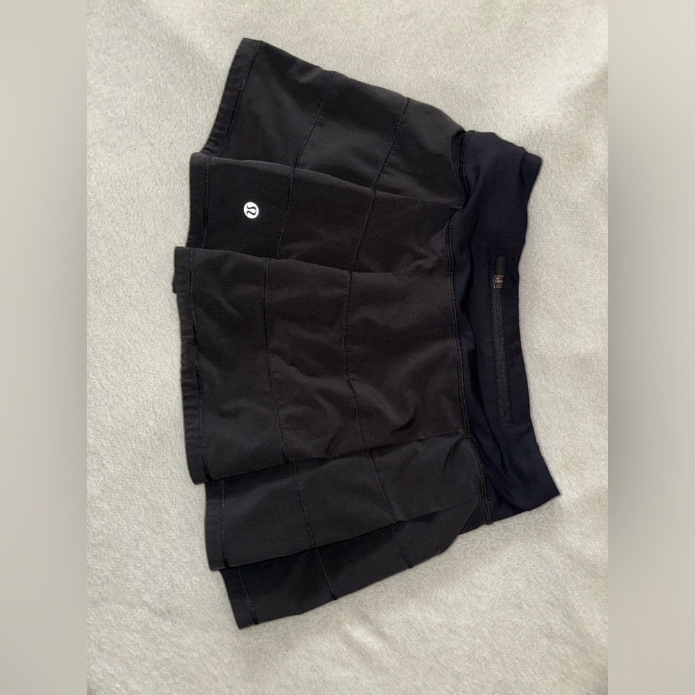 Lululemon Pace Rival Black Skirt